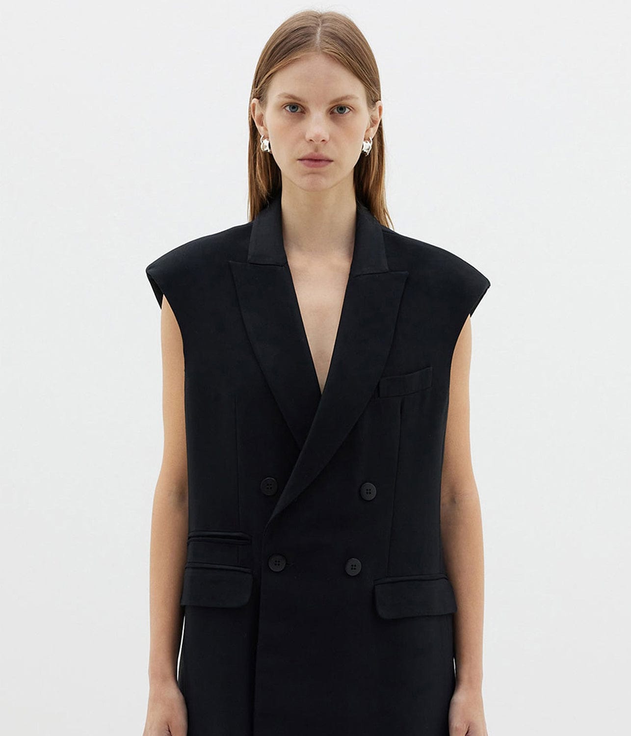 MAN STYLE TAILORED VEST- BLACK | BASSIKE | BASSIKE MAN STYLE TAILORED VEST- BLACK