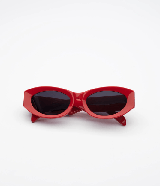 MARGEAUX SUNGLASSES- BLACK | EDERA |  EDERA MARGAUX SUNGLASSES | RED