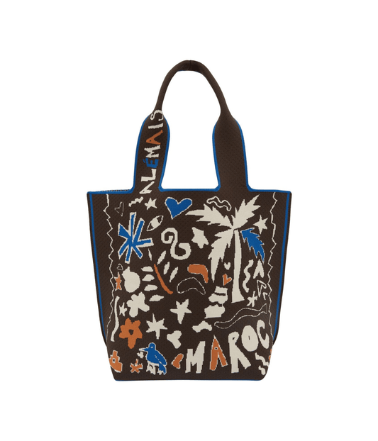 MAROC JACQUARD SHOPPER TOTE | ALEMAIS  ALEMAIS MAROC JACQUARD SHOPPER TOTE