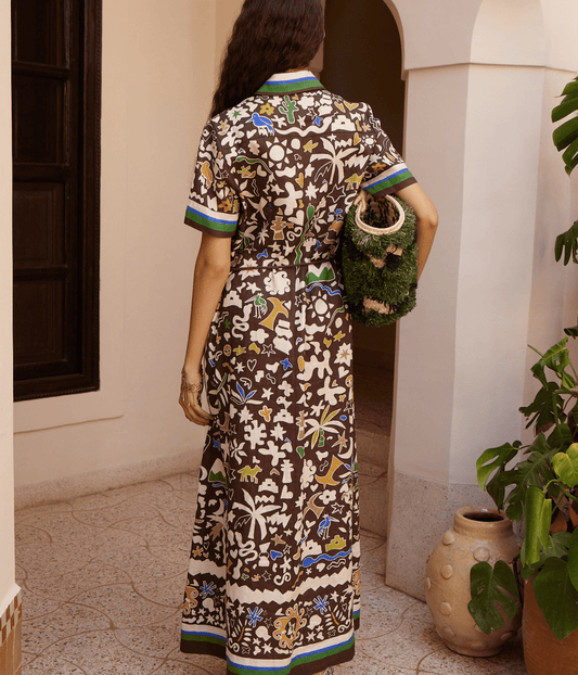 MAROC SHIRTDRESS | ALEMAIS  ALEMAIS MAROC SHIRTDRESS