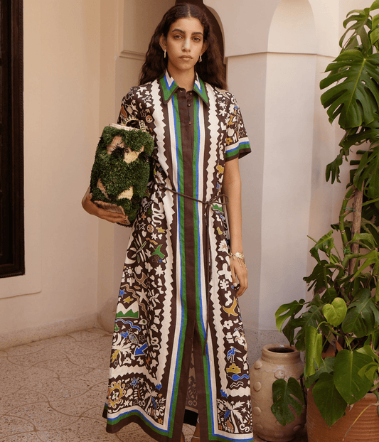 MAROC SHIRTDRESS | ALEMAIS  ALEMAIS MAROC SHIRTDRESS