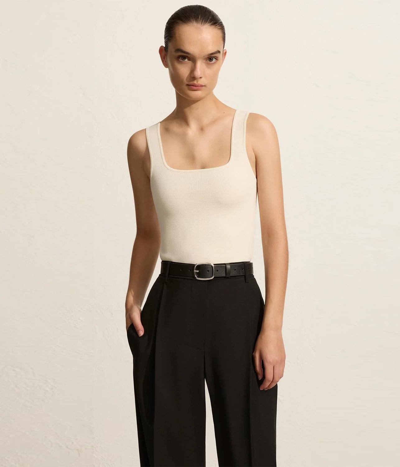 MATTEAU RELAXED TAILORED TROUSER BLACK