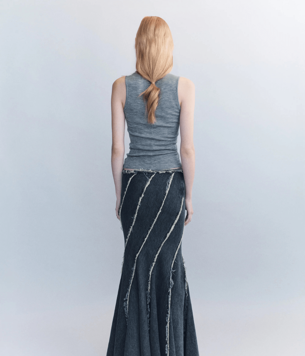 MERINO HENELY TANK | GREY MARLE | COURTNEY ZHENG COURTNEY ZHENG MERINO HENELY TANK