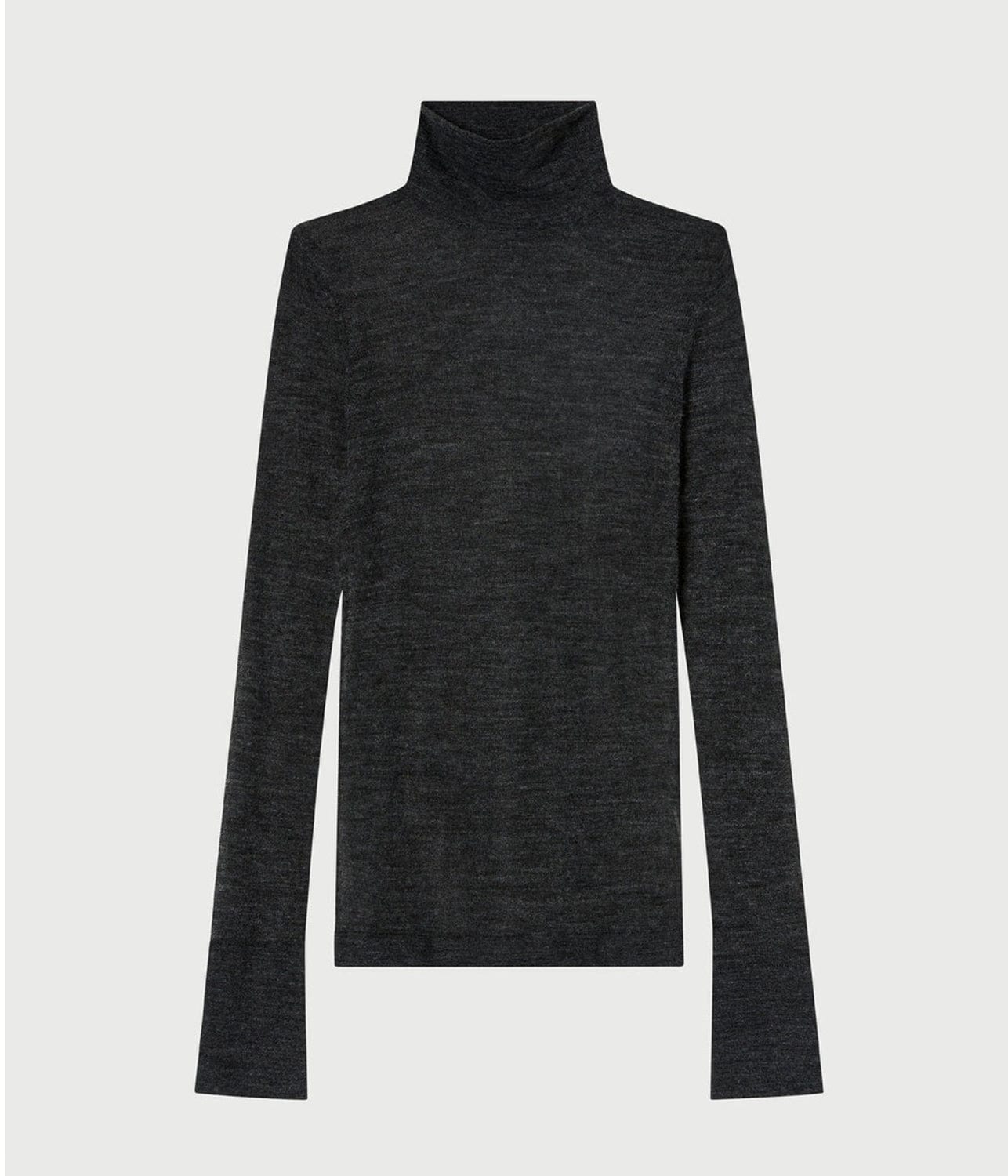 MILA TURTLENECK- CHARCOAL | LEE MATHEWS | LEE MATHEWS MILA TURTLENECK- CHARCOAL