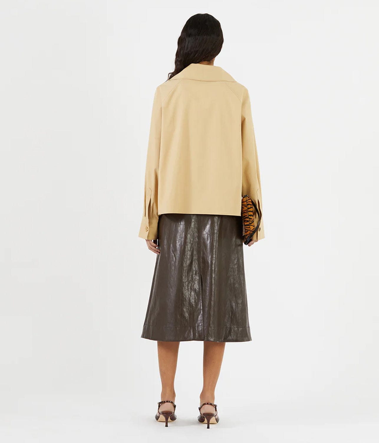 MONROE BLOUSE- TAN | REJINA PYO | REJINA PYO MONROE BLOUSE- TAN