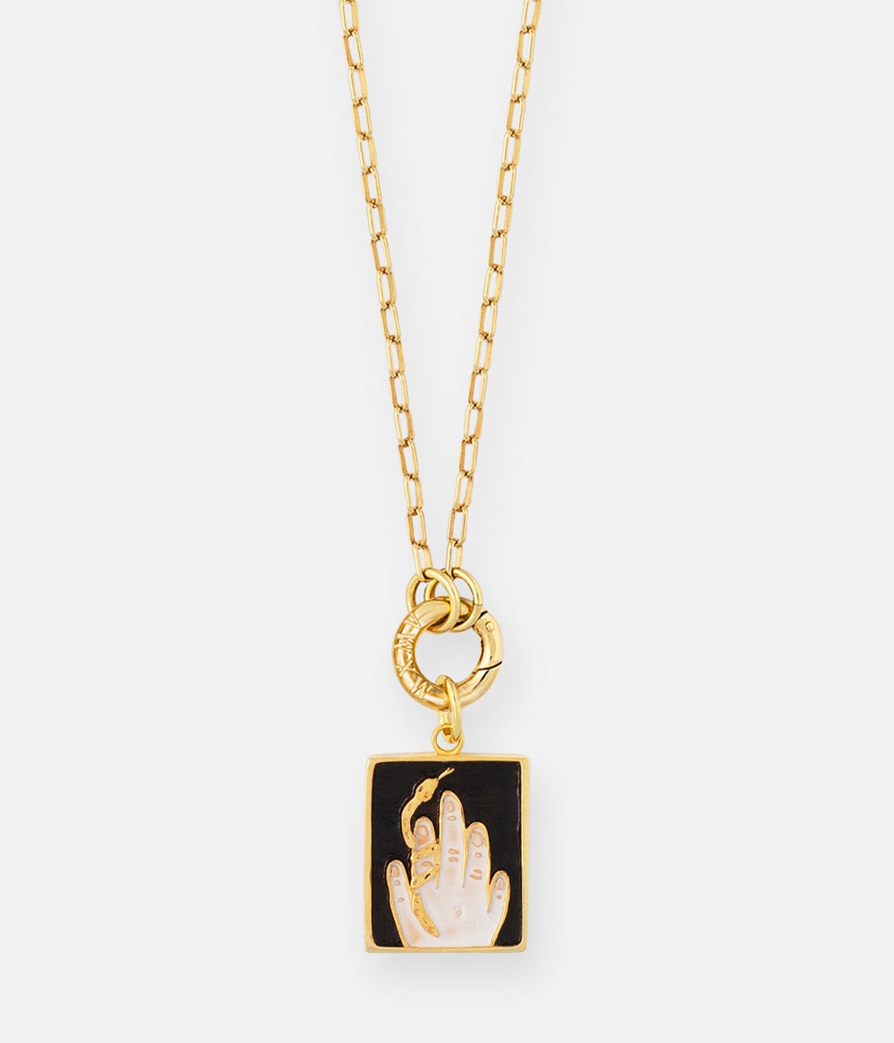 MXMV X CORAZÓN TIGER SNAKE NECKLACE- BLACK | MAXIMOVA | MAXIMOVA MXMV X CORAZÓN TIGER SNAKE NECKLACE- BLACK