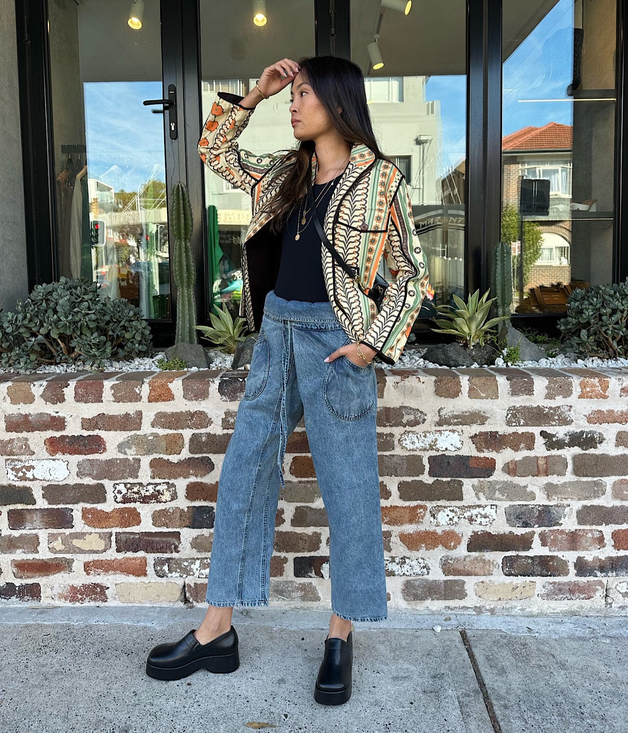 OAHU TROUSERS - DENIM | GIMAGUAS | GIMAGUAS OAHU TROUSERS - DENIM