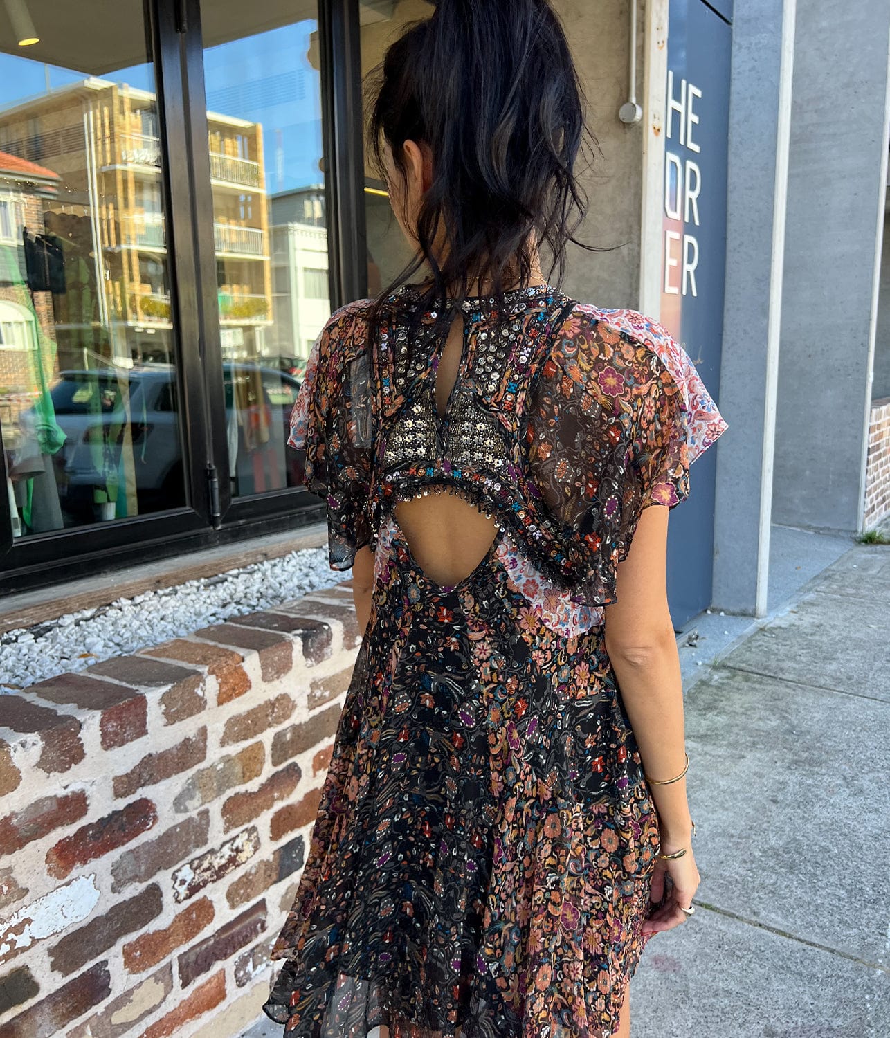 ODILE DRESS- BLACK | ISABEL MARANT | ISABEL MARANT ODILE DRESS- BLACK