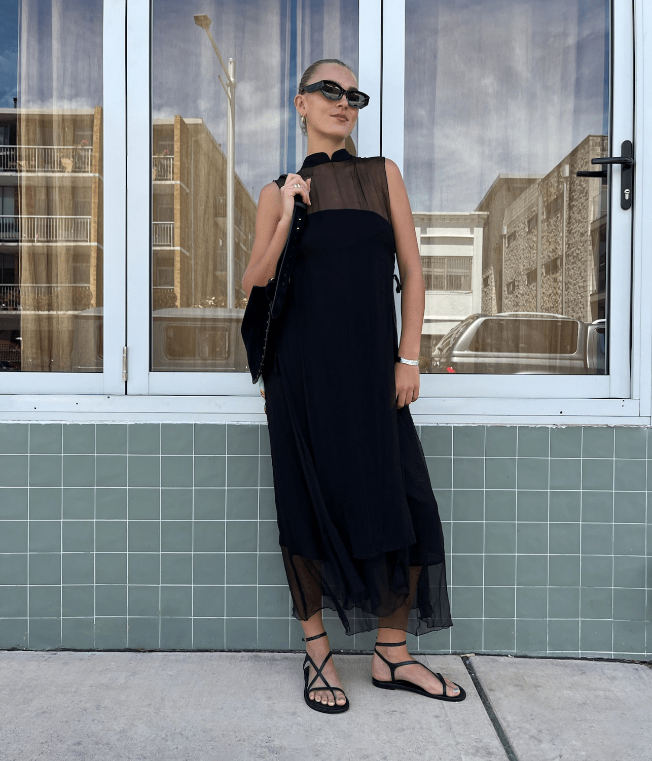 OLA DRESS- NOIR ALL THAT REMAINS OLA DRESS- NOIR