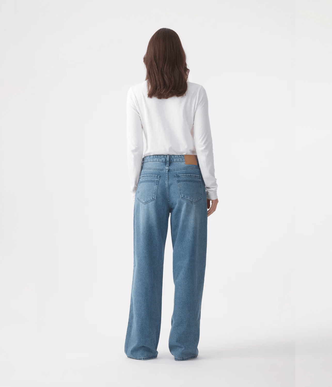 OLIVE MID SLOUCHY WIDE JEAN | OUTLAND DENIM | MARINA MID BLUE OUTLAND DENIM OLIVE JEAN