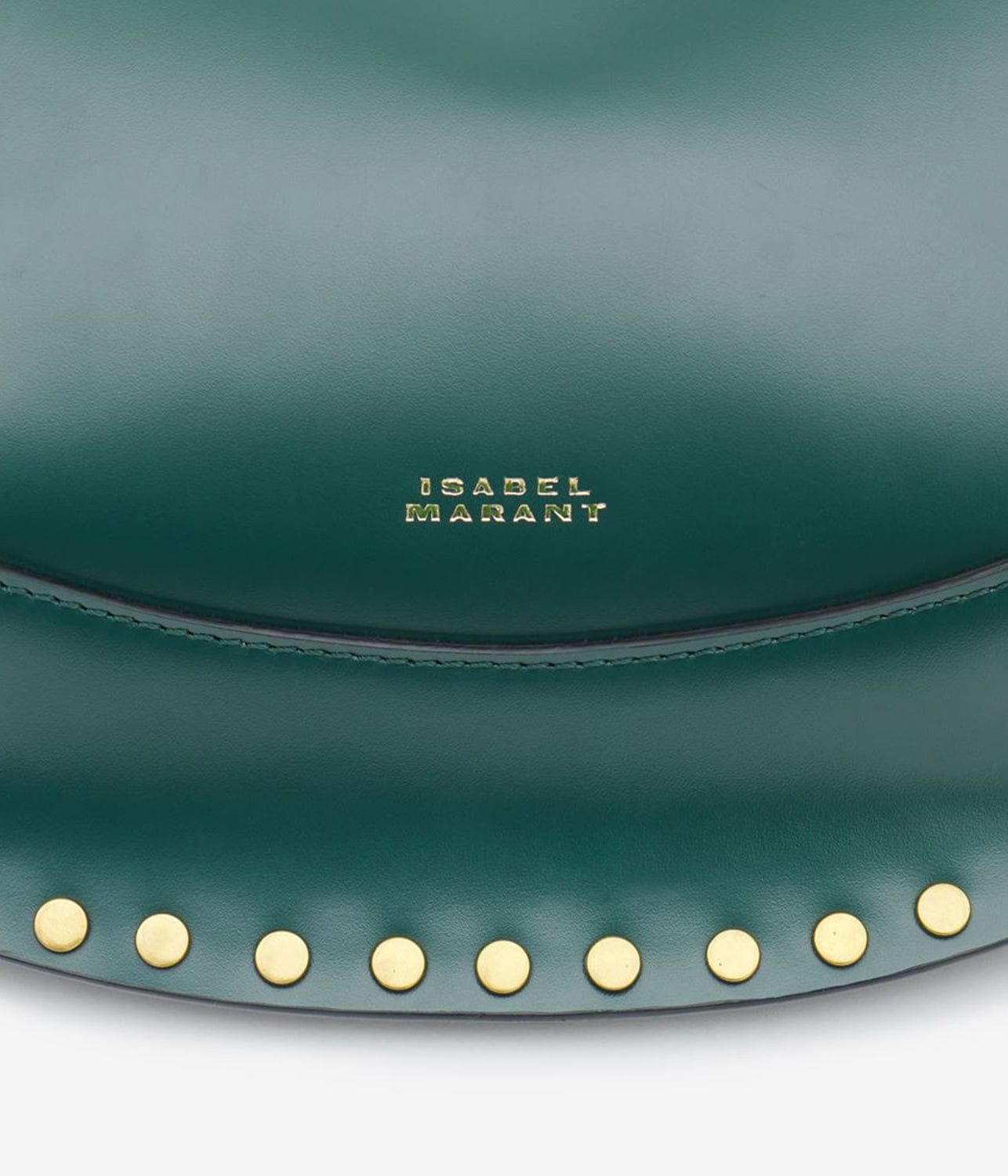 OSKAN MOON SHOULDER BAG- DARK GREEN | ISABEL MARANT | ISABEL MARANT OSKAN MOON SHOULDER BAG- DARK GREEN