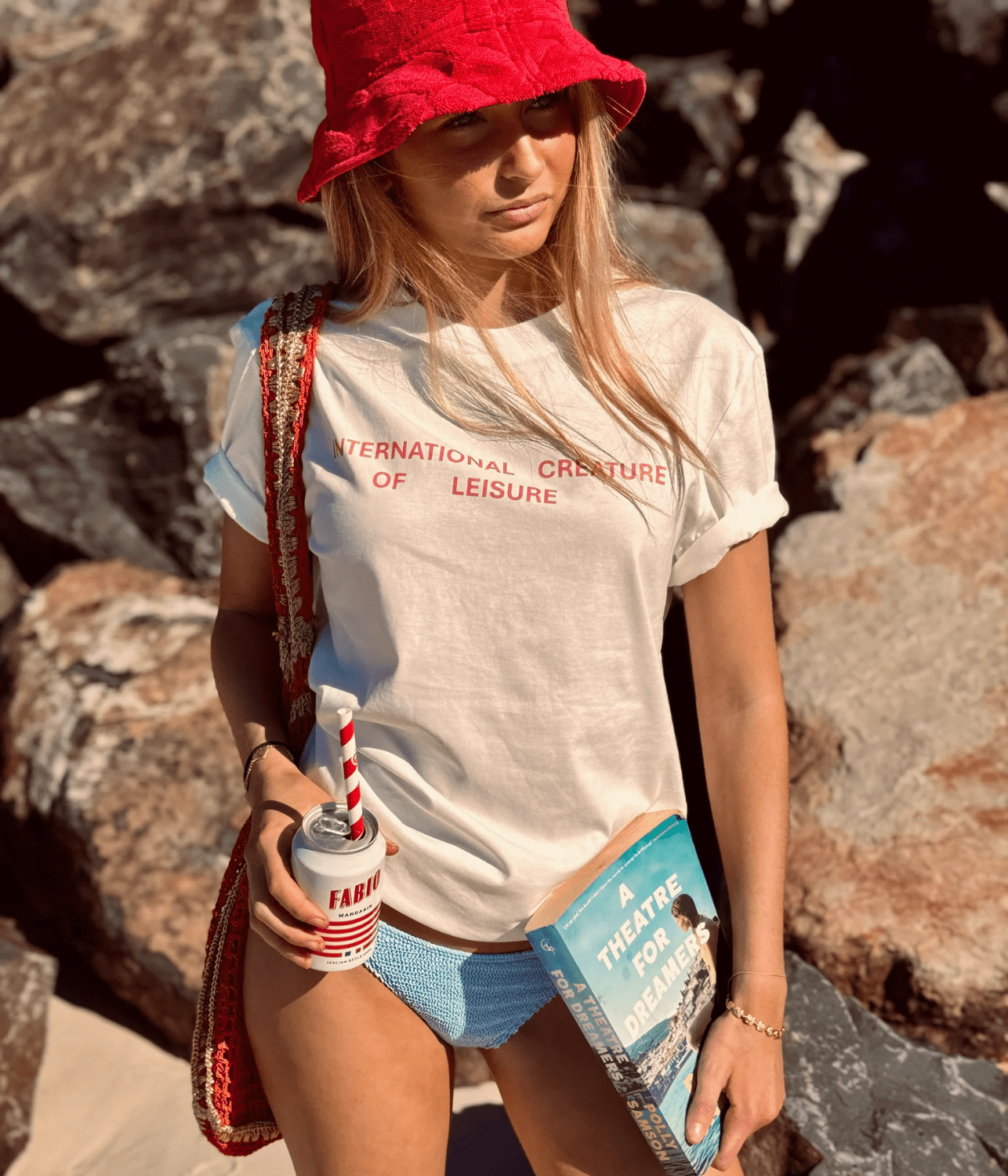 PALMA DE MALLORCA RED T-SHIRT | LITTLE PALMA LITTLE PALMA PALMA DE MALLORCA RED T-SHIRT