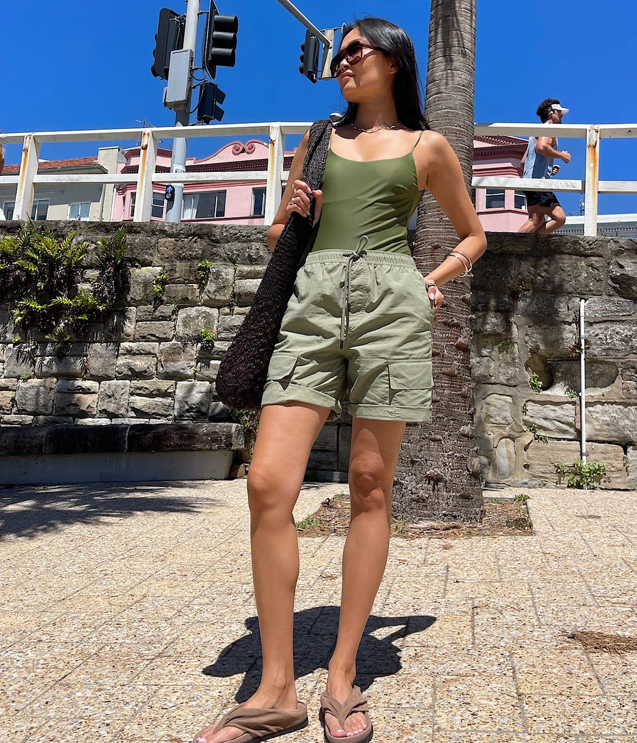 PETITE SCOOP ONE PIECE- OLIVE | INNES LAUREN | INNES LAUREN PETITE SCOOP ONE PIECE- OLIVE