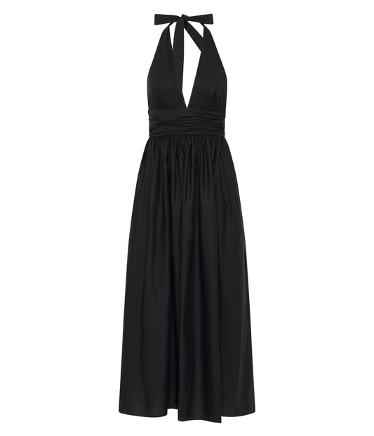 PLUNGE HALTER DRESS | MATTEUA MATTEAU PLUNGE HALTER DRESS