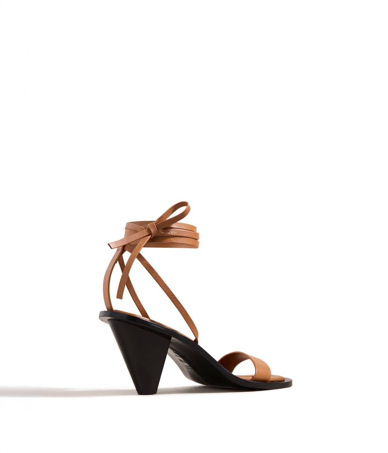 PORTER HEELED SANDAL- DEEP TAN | A.EMERY | A.EMERY PORTER HEELED SANDAL- DEEP TAN