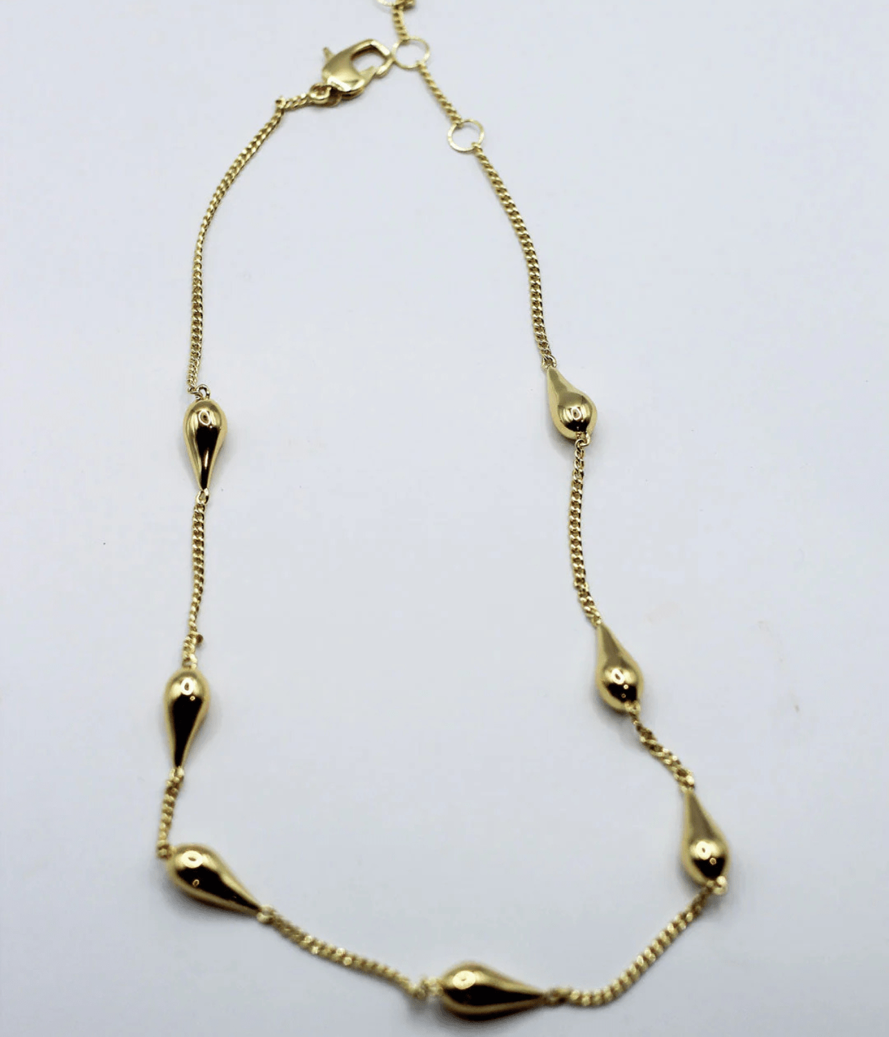 RAINFALL NECKLACE: BRASS F+H STUDIOS RAINFALL NECKLACE: BRASS