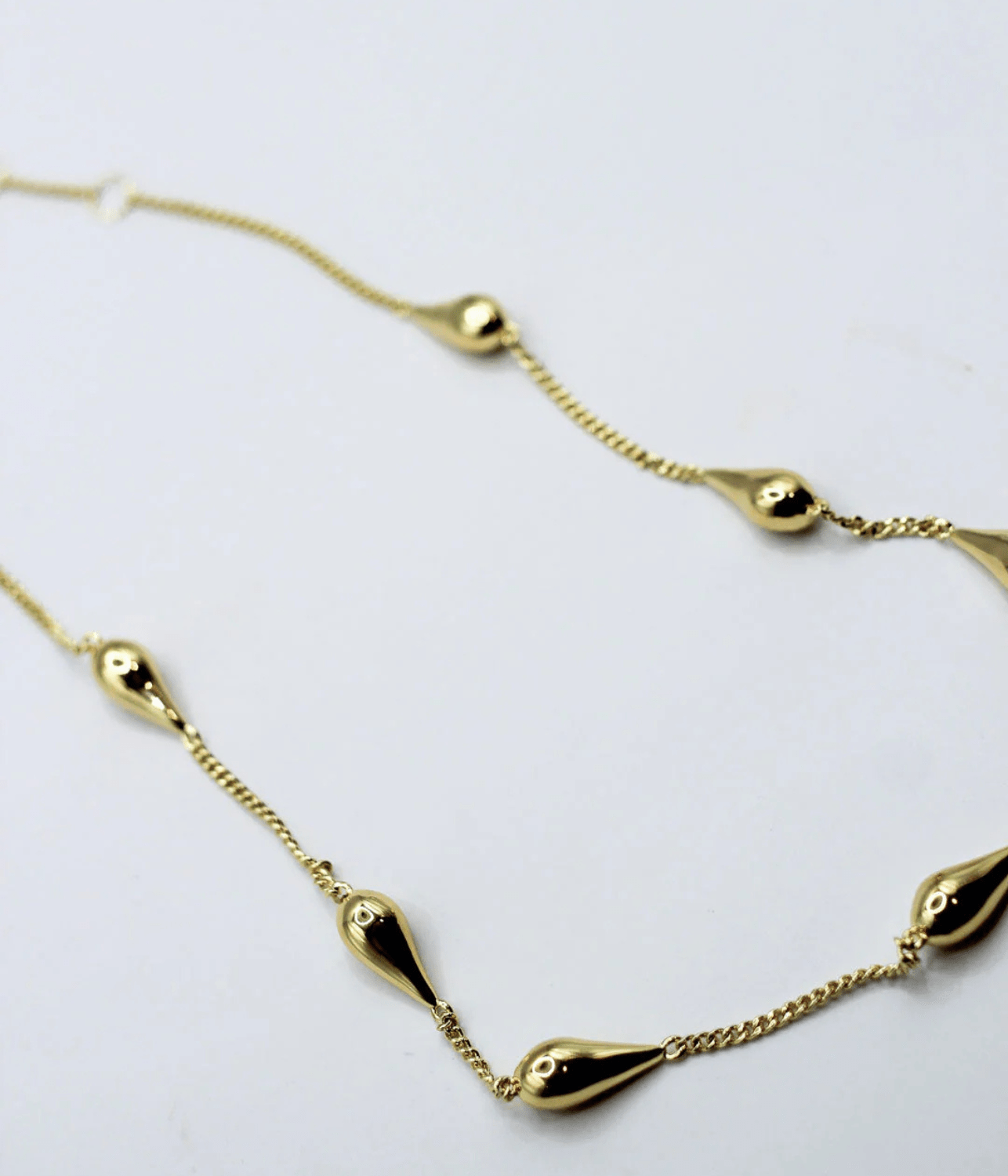 RAINFALL NECKLACE: BRASS F+H STUDIOS RAINFALL NECKLACE: BRASS