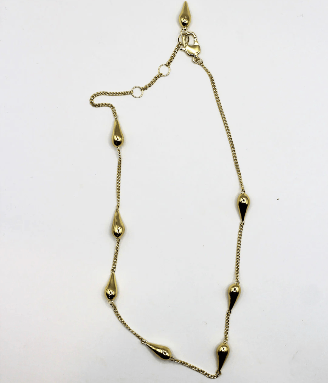 RAINFALL NECKLACE: BRASS F+H STUDIOS RAINFALL NECKLACE: BRASS