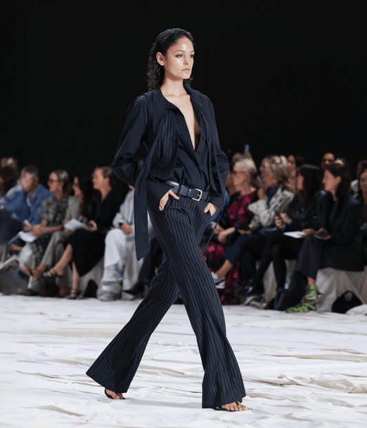 RAW EDGE COTTON POPLIN TIE SHIRT | COURTNEY ZHENG | BLACK COURTNEY ZHENG RAW EDGE COTTON POPLIN TIE SHIRT