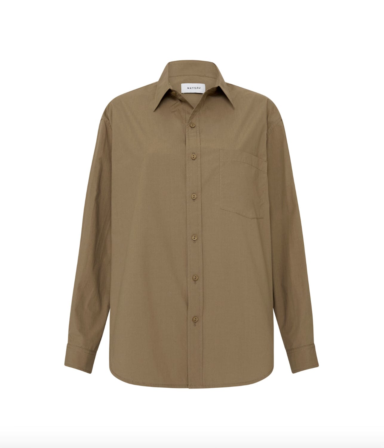 RELAXED SHIRT - TAUPE | MATTEAU | MATTEAU RELAXED SHIRT - TAUPE