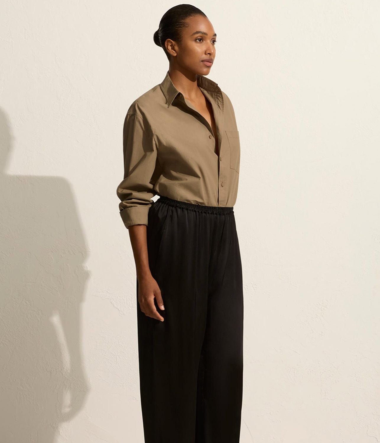 RELAXED SHIRT - TAUPE | MATTEAU | MATTEAU RELAXED SHIRT - TAUPE