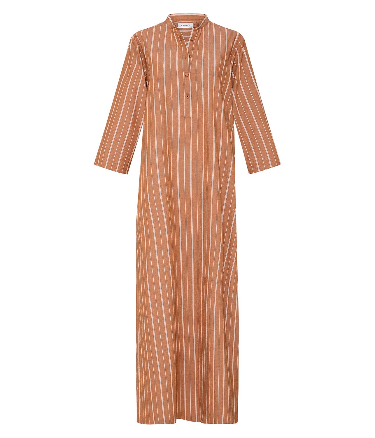 RELAXED STRIPE DJELLABA- DESERT STRIPE | MATTEAU | MATTEAU RELAXED STRIPE DJELLABA- DESERT STRIPE