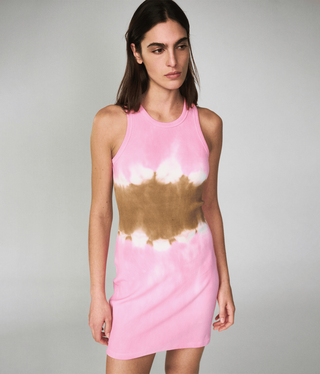 RIB SINGLET MINI DRESS LUUDA RIB SINGLET MINI DRESS