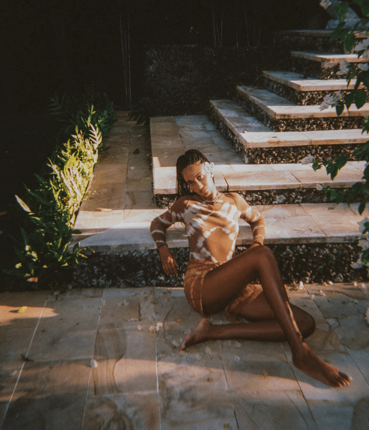 RIBIRTH LONG SLEEVE TOP | BLYSS STUDIO BLYSS STUDIO RIBIRTH LONG SLEEVE TOP | GOLDEN BROWN