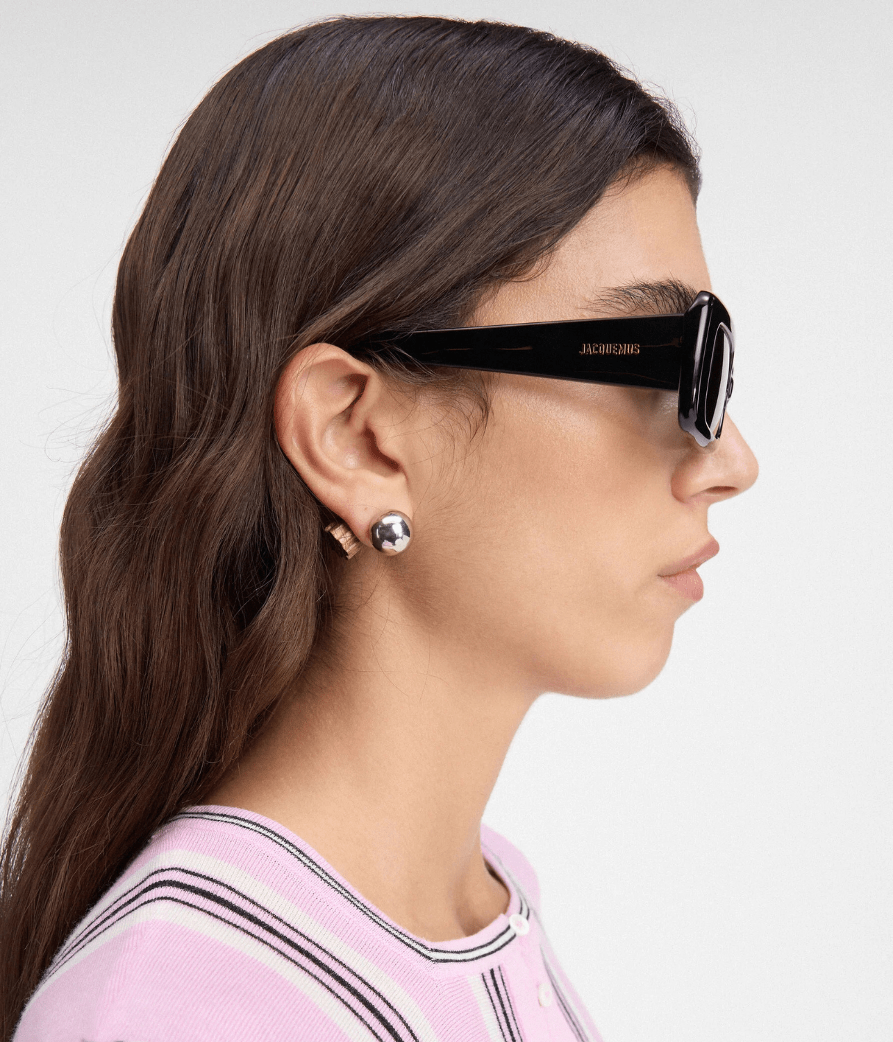 ROND CARRE BLACK | YELLOW GOLD | GREY JACQUEMUS ROND CARRE BLACK | YELLOW GOLD | GREY