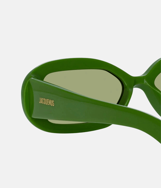 ROND CARRE JADE GREEN | YELLOW GOLD | KHAKI | JACQUEMUS JACQUEMUS ROND CARRE JADE GREEN | YELLOW GOLD | KHAKI