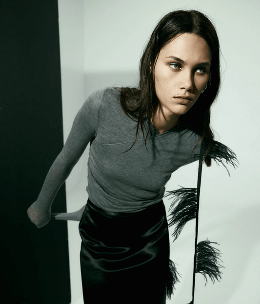 ROSIE WRAP KNIT TOP | HARRIS TAPPER HARRIS TAPPER ROSIE WRAP KNIT TOP