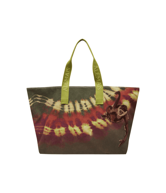 SAFI TEXTURED PATCH BEACH TOTE | ALEMAIS ALEMAIS SAFI TEXTURED PATCH BEACH TOTE