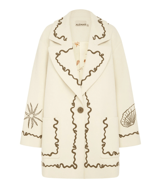 SAMMY EMBROIDERED JACKET | ALEMAIS ALEMAIS SAMMY EMBROIDERED JACKET
