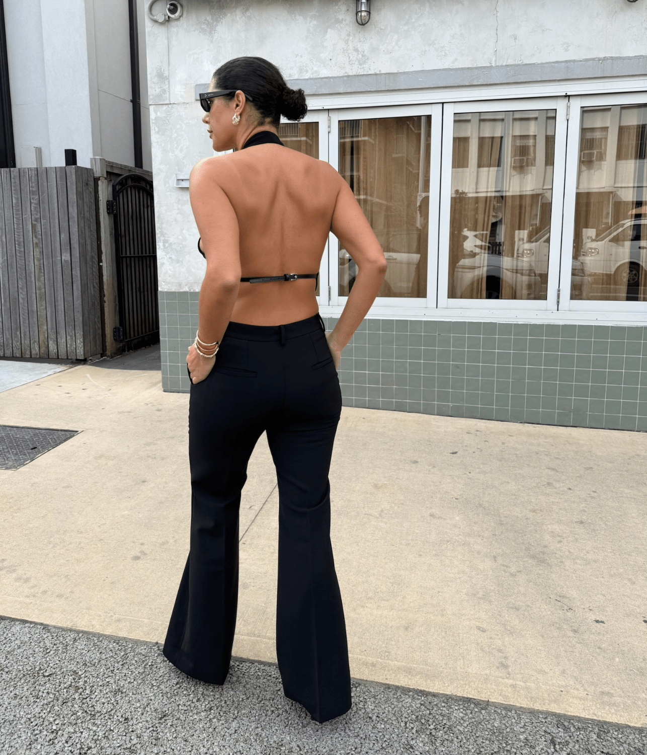 SANNE SCUBA BELTED VEST COURTNEY ZHENG SANNE SCUBA BELTED VEST