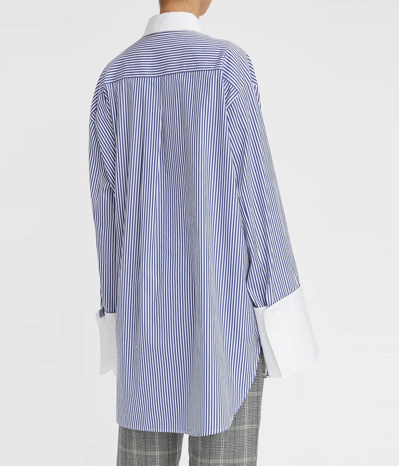 SASHA SHIRT- BLUE STRIPE | LEE MATHEWS | LEE MATHEWS SASHA SHIRT- BLUE STRIPE