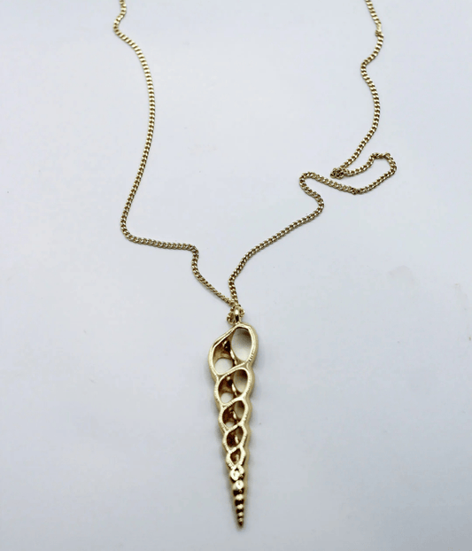 SCREW IT SHELL NECKLACE | BRASS F+H STUDIOS SCREW IT SHELL NECKLACE | BRASS