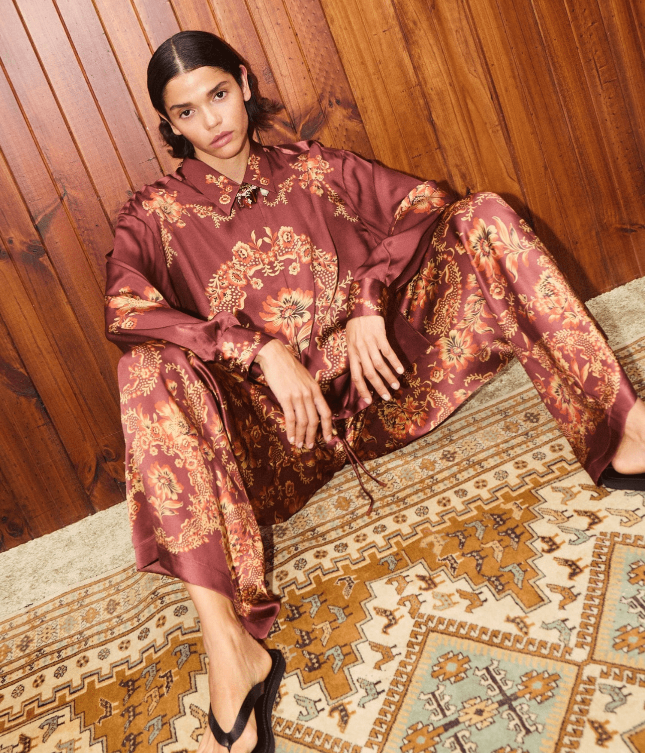 SERAPHINA SILK PANT ALEMAIS SERAPHINA SILK PANT