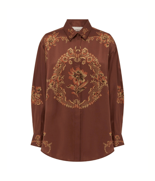 SERAPHINA SILK SHIRT | ALEMAIS ALEMAIS SERAPHINA SILK SHIRT