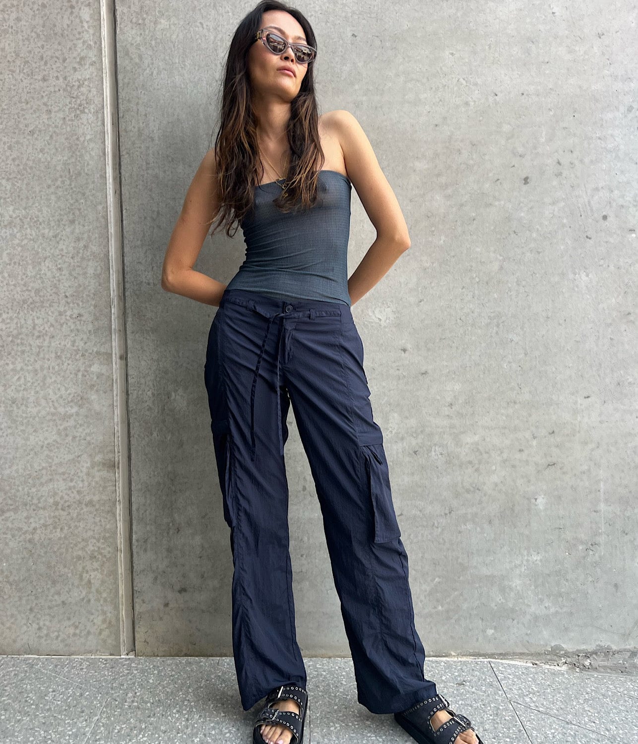 SESE PANTS- DARK NAVY | PALOMA WOOL | PALOMA WOOL SESE PANTS- DARK NAVY