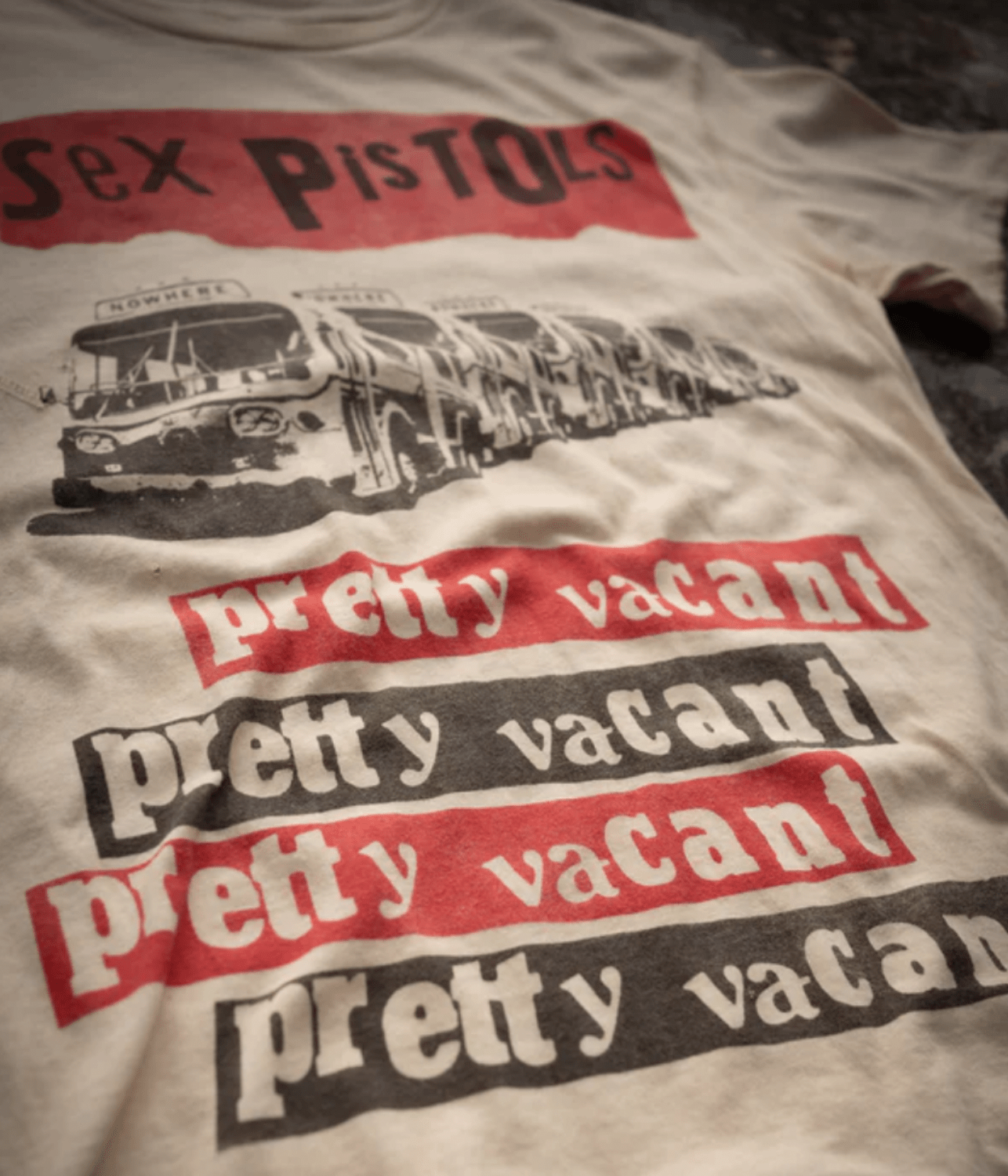 SEX PISTOLS TEE- TEA | MADE WORN |  MADE WORN SEX PISTOLS TEE- TEA