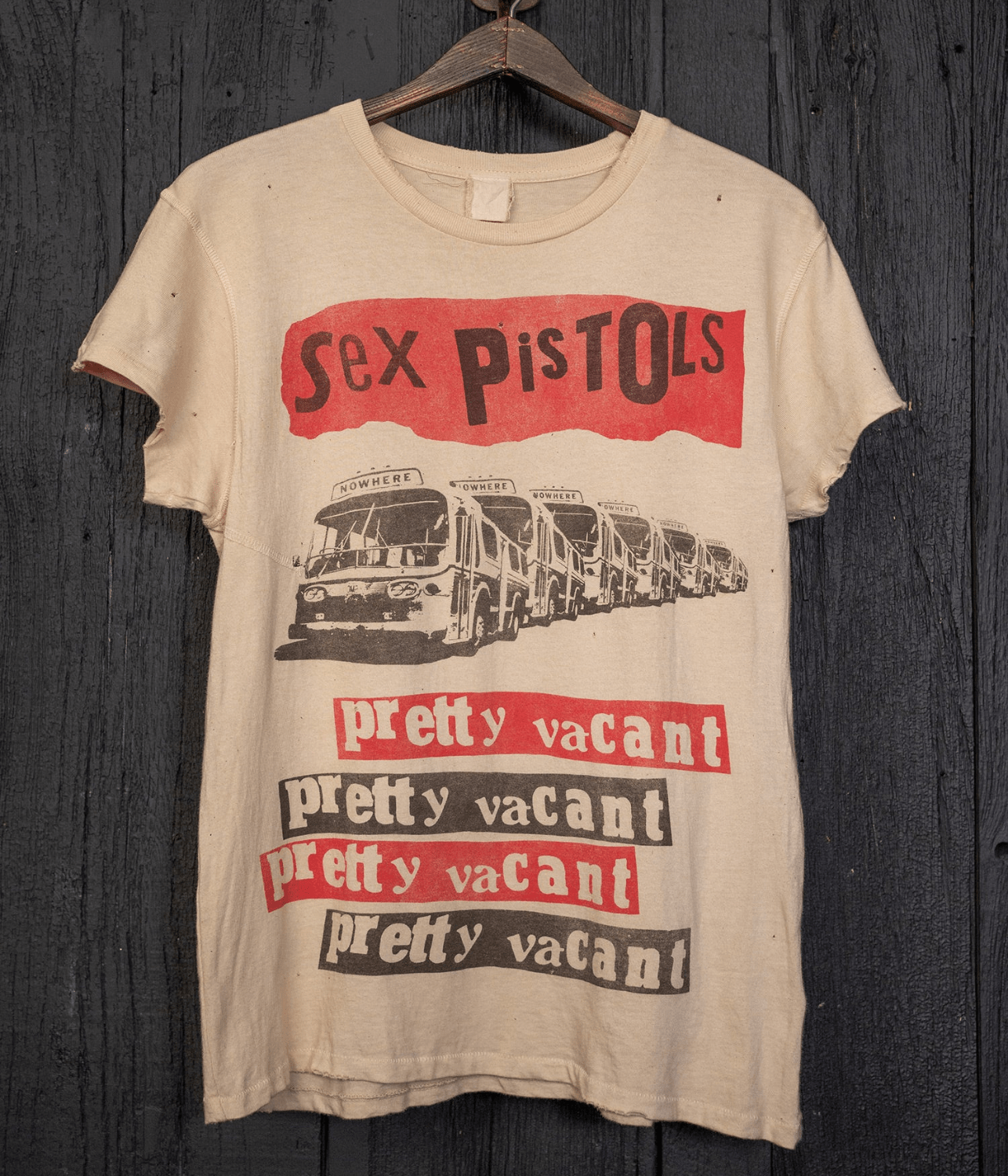 SEX PISTOLS TEE- TEA | MADE WORN |  MADE WORN SEX PISTOLS TEE- TEA