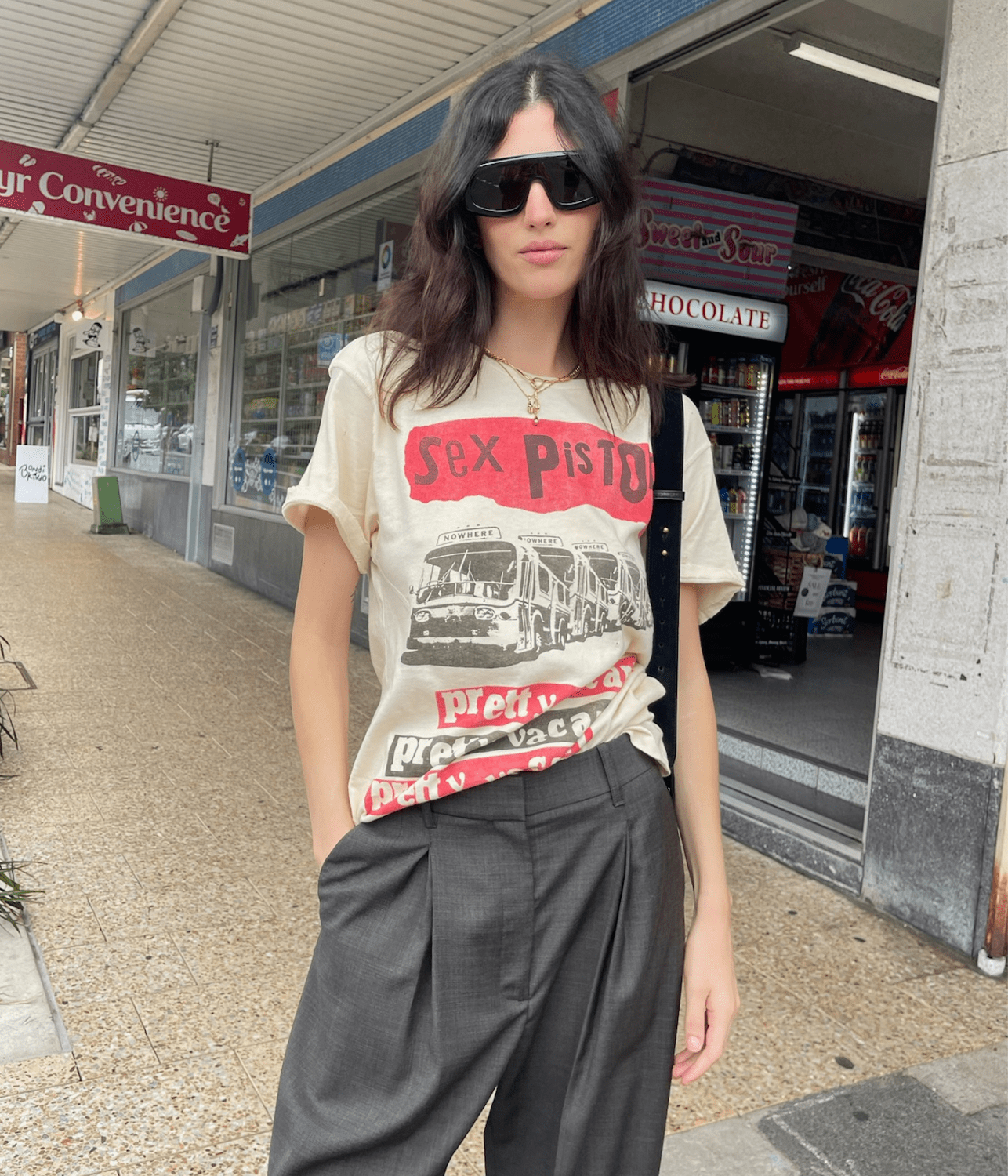 SEX PISTOLS TEE- TEA | MADE WORN |  MADE WORN SEX PISTOLS TEE- TEA