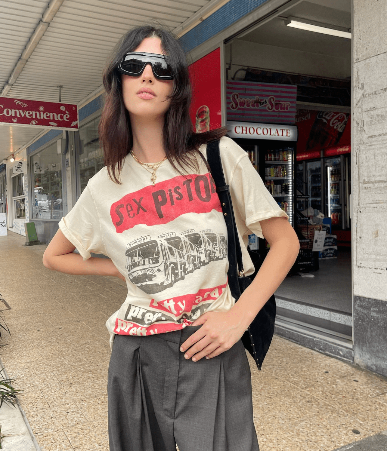 SEX PISTOLS TEE- TEA | MADE WORN |  MADE WORN SEX PISTOLS TEE- TEA