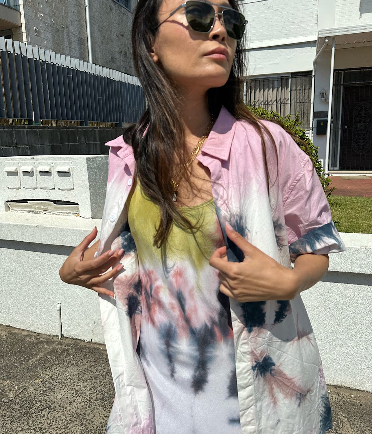 SHORT SLEEVE COOL SHIRT- GLOSS | LUUDA | LUUDA SHORT SLEEVE COOL SHIRT- GLOSS