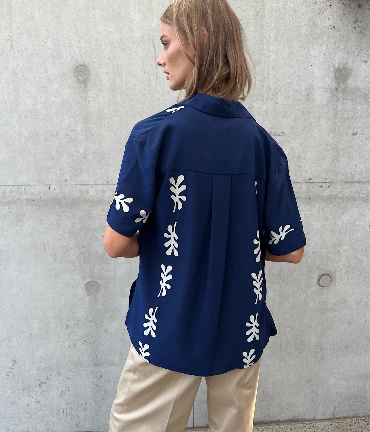 SHORT SLEEVE SHIRT- RIVIERA | MATTEAU | MATTEAU SHORT SLEEVE SHIRT- RIVIERA