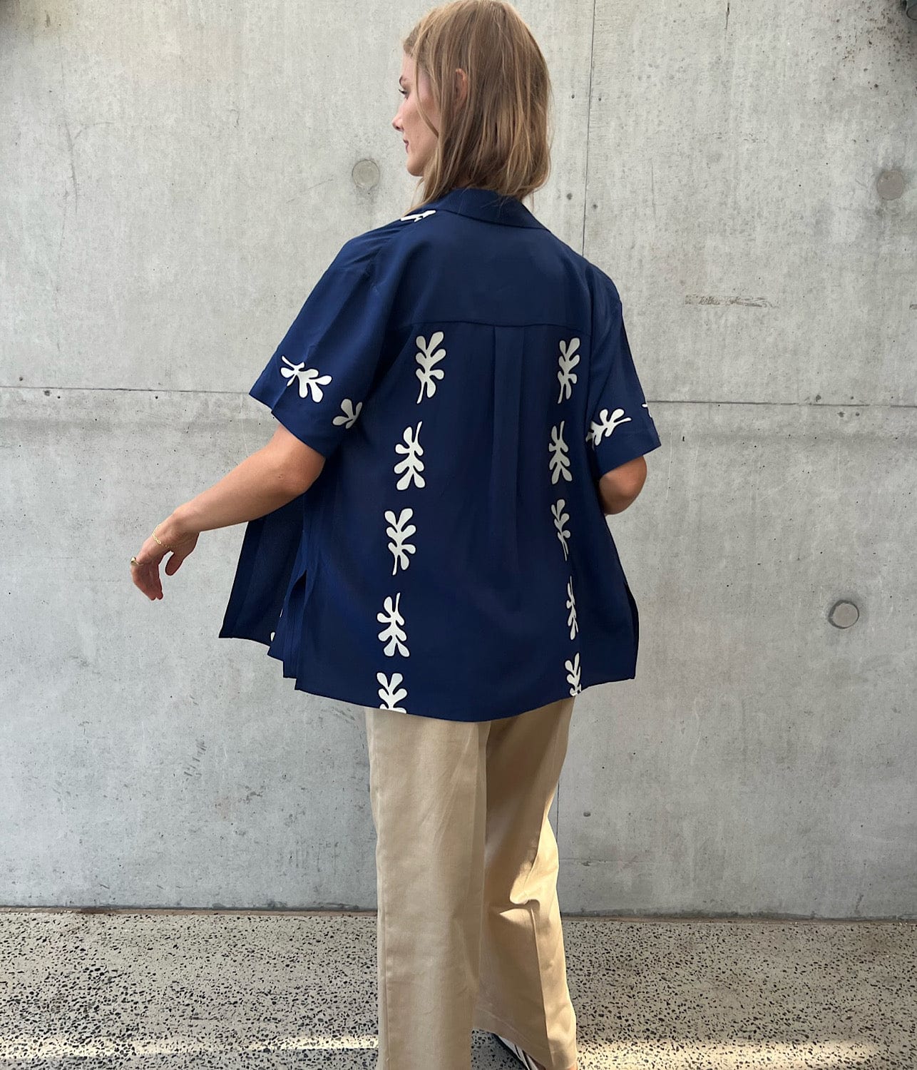 SHORT SLEEVE SHIRT- RIVIERA | MATTEAU | MATTEAU SHORT SLEEVE SHIRT- RIVIERA
