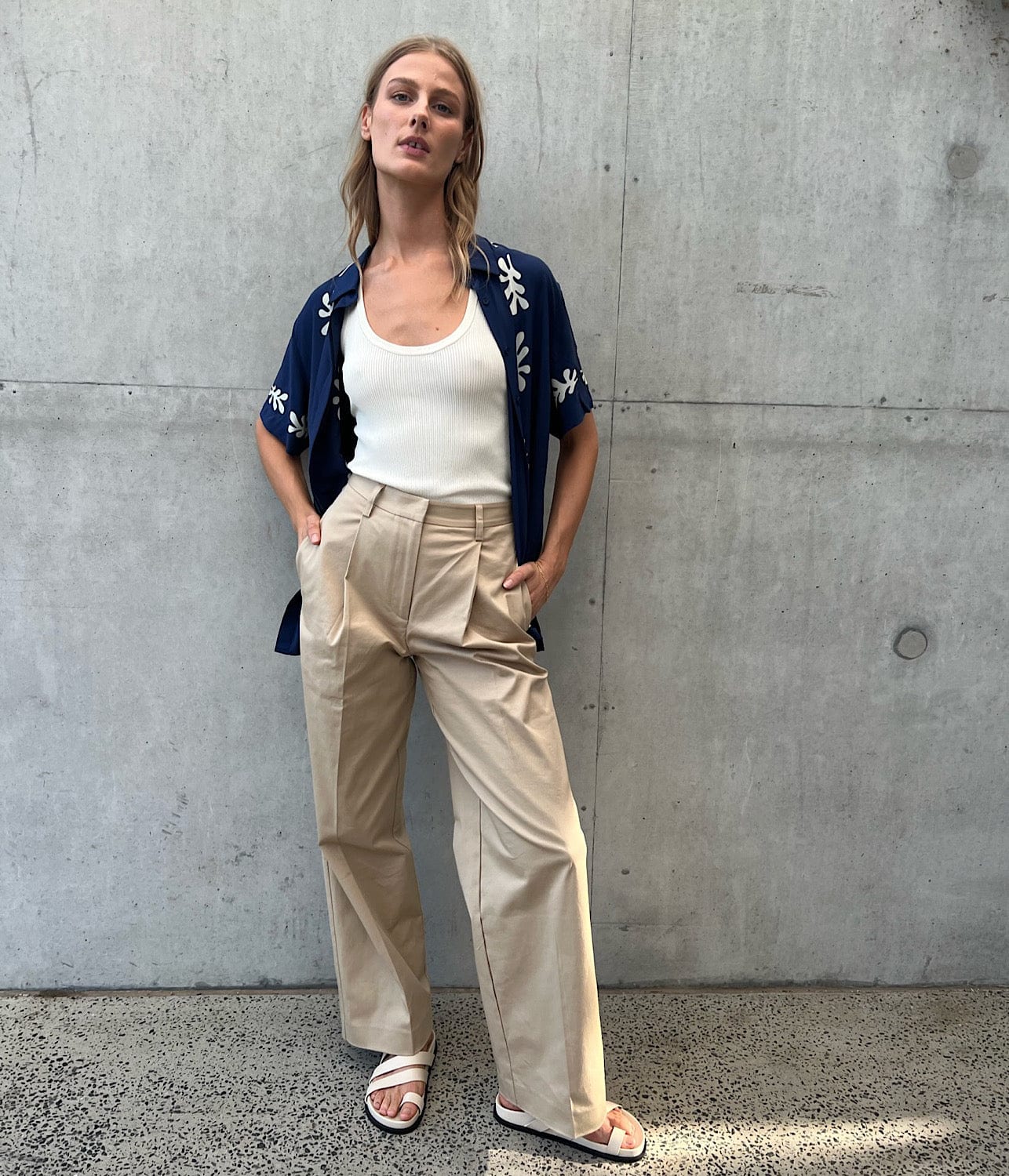 SHORT SLEEVE SHIRT- RIVIERA | MATTEAU | MATTEAU SHORT SLEEVE SHIRT- RIVIERA