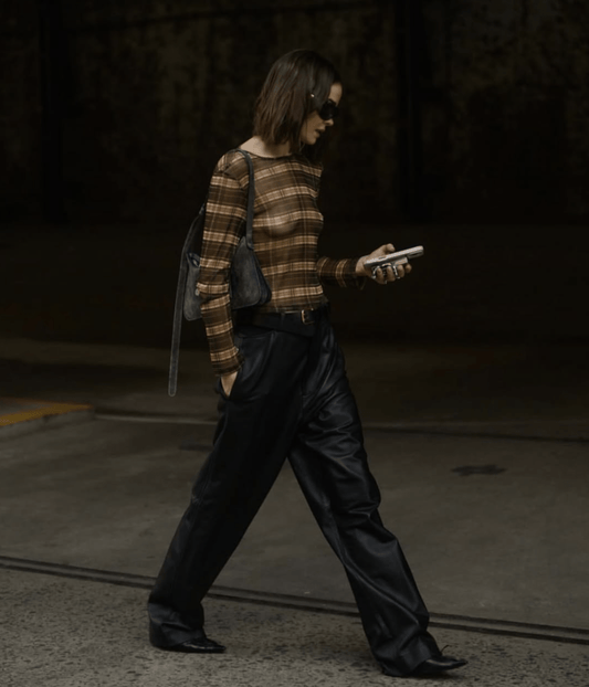 SILK MESH LONG SLEEVE TOP | WYNN HAMLYN WYNN HAMLYN SILK MESH LONG SLEEVE TOP