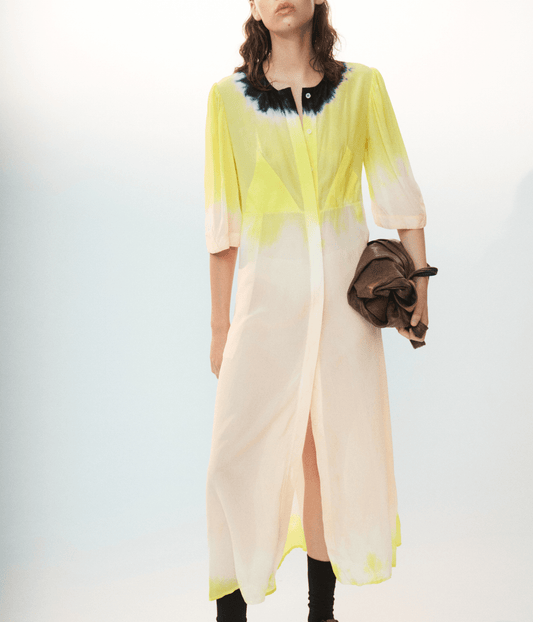 SILK SHIRT DRESS | LUUDA  LUUDA SILK SHIRT DRESS