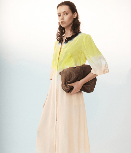 SILK SHIRT DRESS | LUUDA  LUUDA SILK SHIRT DRESS